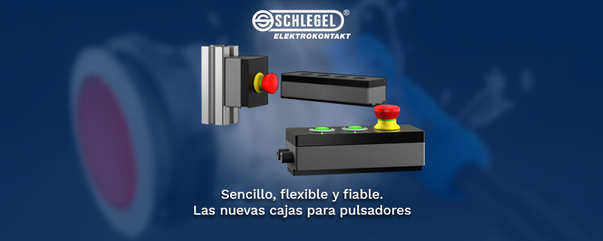 Cajas de pulsadores versátiles, fiables y con diseños únicos