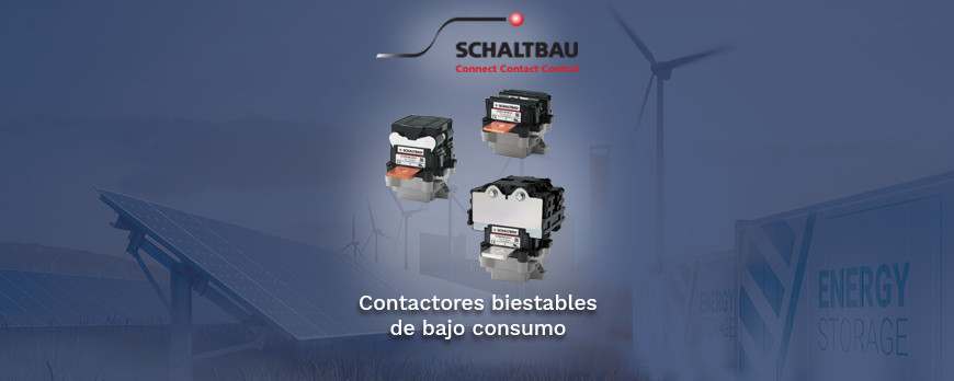 Contactores biestables de bajo consumo