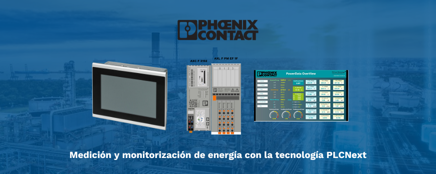 Medición y monitorización de energía con la tecnología PLCNext