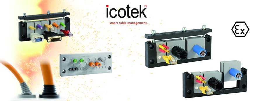 Para ambientes explosivos, pasacables ATEX de ICOTEK