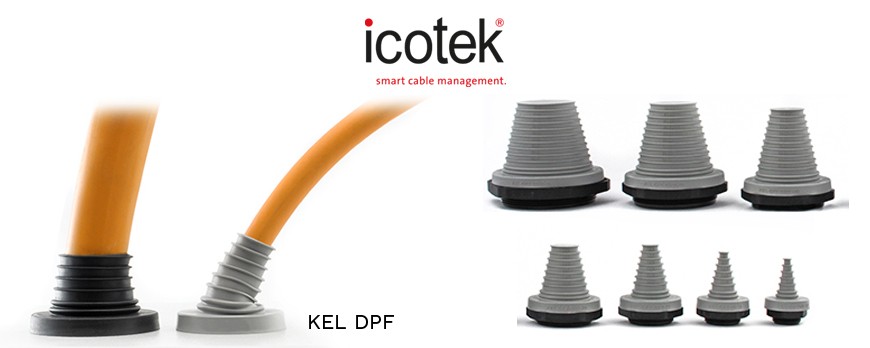 Pasamuros para cables gruesos con flexibilidad y alta estanqueidad