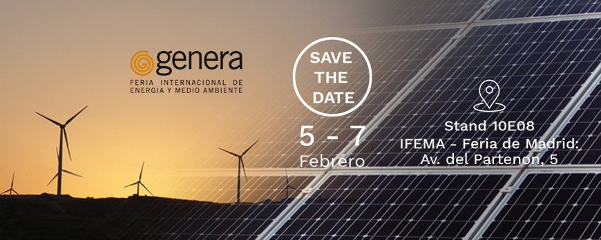 Save the Date! Inscríbete a Genera 2020. La Feria Internacional de Energía y Medio Ambiente