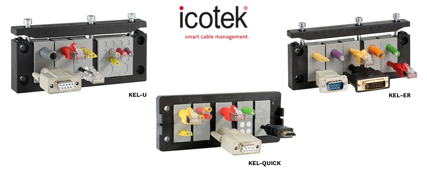 Reduce el coste de materiales hasta en un 30% gracias a los pasamuros para cables de montaje rápido KEL-QUICK de ICOTEK