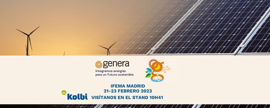 Ven a visitarnos a Genera 2023. La Feria Internacional de Energía y Medio Ambiente.