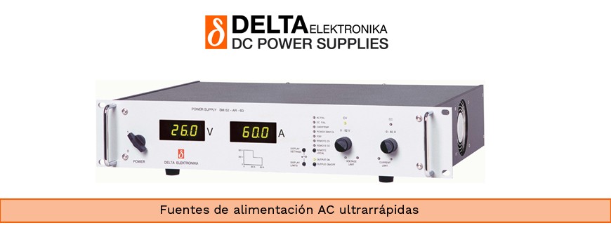 Fuentes de alimentación programables ultrarrápidas de la serie SM de DELTA ELEKTRONIKA