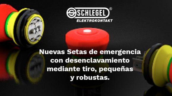 Nuevas setas de emergencia con desenclavamiento mediante tiro, pequeñas y robustas